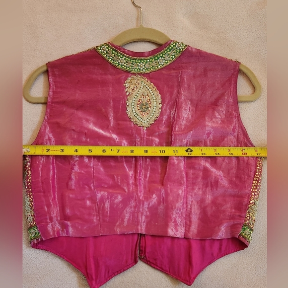 Stunning Vintage Beaded Boho Chic Festival Vest - Picture 12 of 12